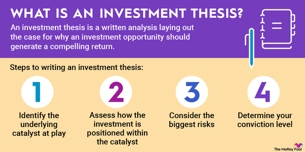 Infographic defining an investment thesis